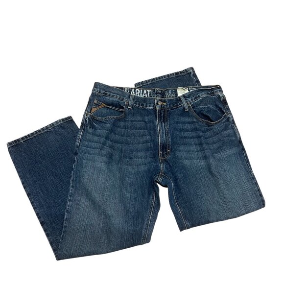 Ariat Blue Denim Low Rise Boot Jeans Size 40 - Picture 1 of 7